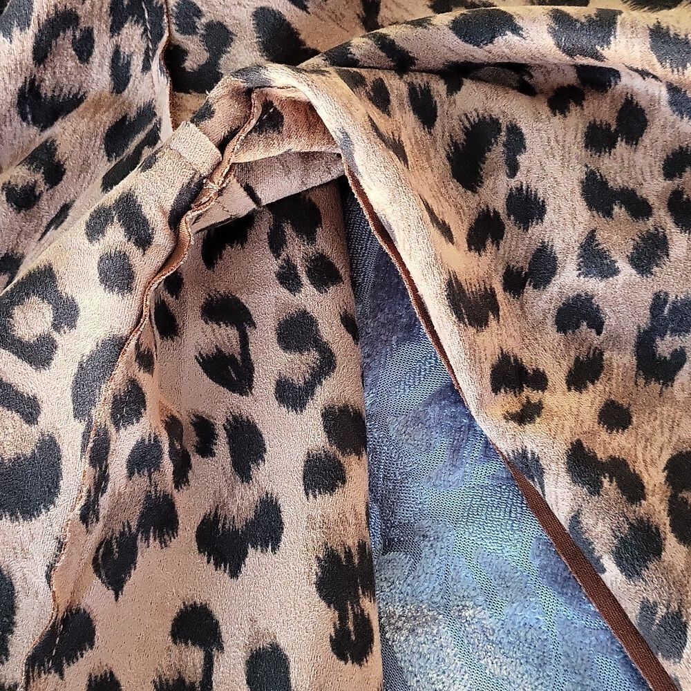 Active USA Leopard Print Moto Jacket - Picture 12 of 12